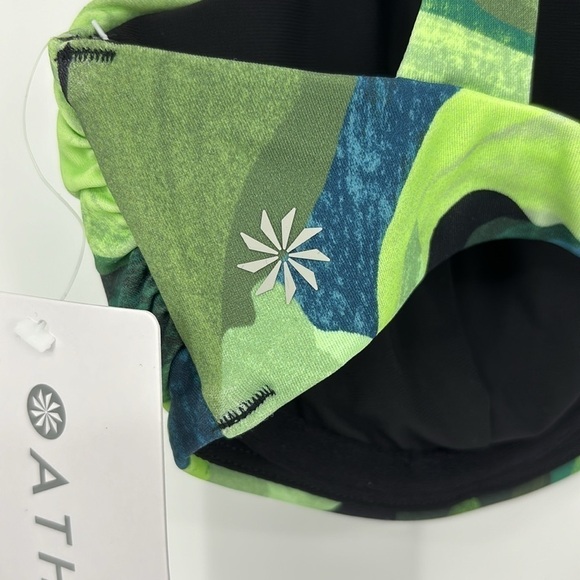 Athleta Maldives Bra Cup Bikini Top in Liana Floral Green 32B / C New with tags! - Picture 7 of 15